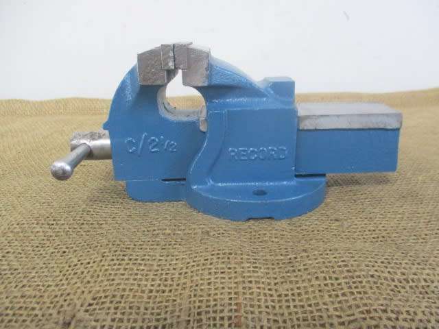 Nice And Sturdy Record C 2 1/2 inch Cast Iron Workshop Bench Vise     Made In SA