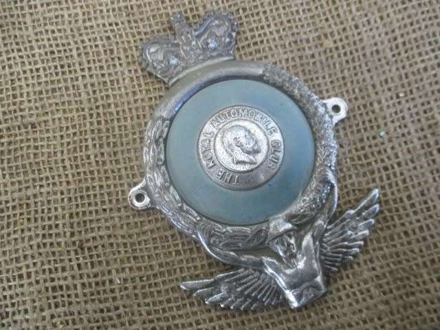 For Michael's Bid Only - Ultra Rare Vintage `The Royal Automobile Club` Member`s Car Badge