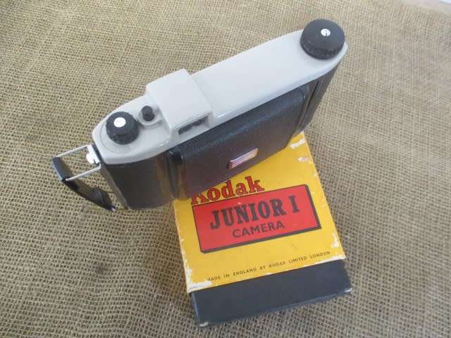 An Outstanding Vintage Kodak Junior 1 Camera In Original Packaging            MIB        1954 - 1959