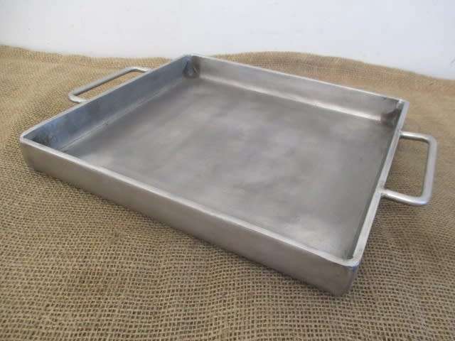 Forever And Forever... Sizable Robust Solid Steel Frying Pan Made Of 7mm Steel