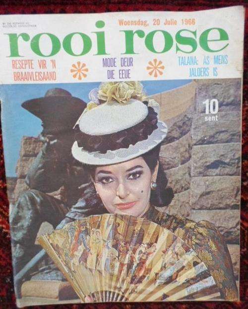 'N BAIE OU GROOT ROOI ROSE VAN 20 JULIE 1966