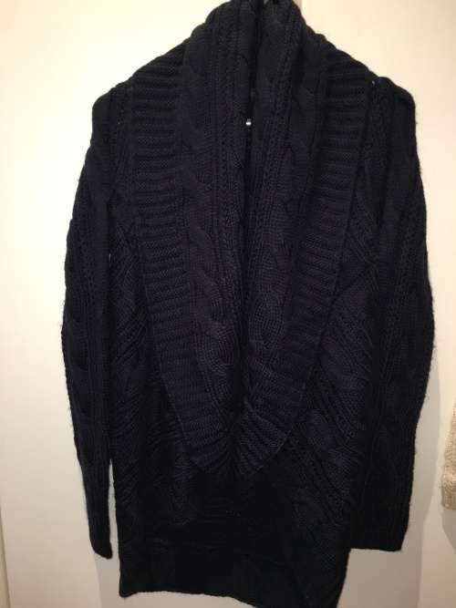 Forever New Soft Warm Navy Blue Jersey Size XS