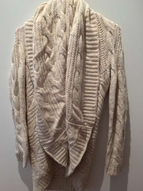 Forever New Soft Warm Beige/Creme Jersey Size XS