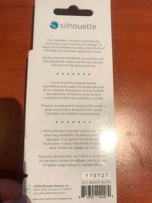 Silhouette Auto Blade