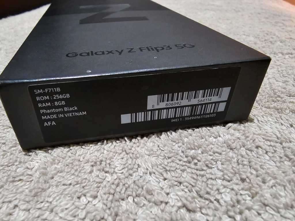 Samsung Z Flip3 256GB 256GB Black