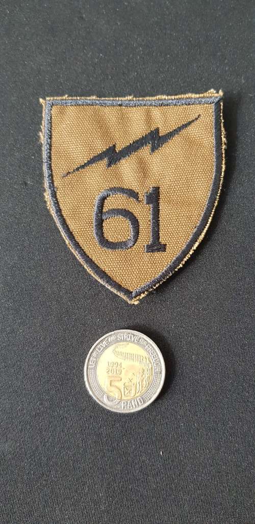 SADF 61 Mech patch badge -Mint Condition