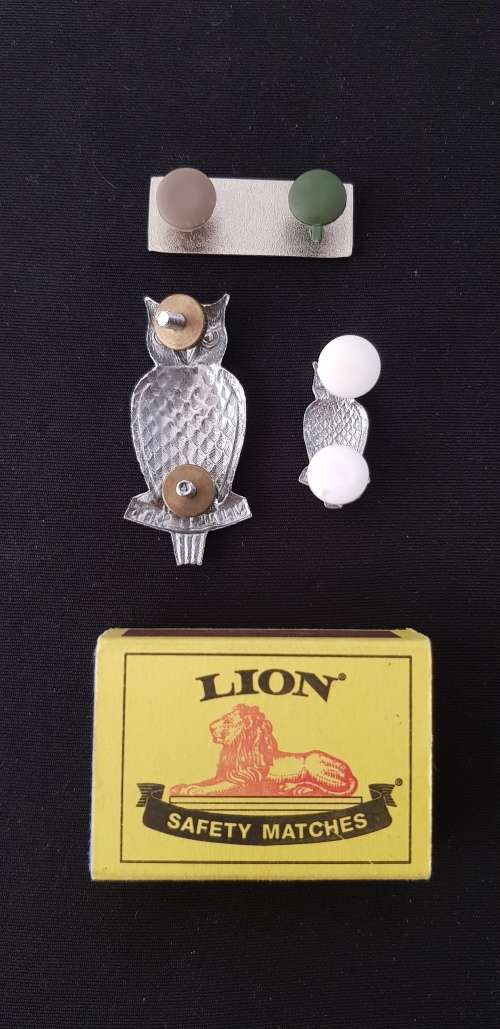 SADF Military Intelligence Beret Set Original Beret Badge,Balkie and Collar