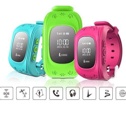 Q50 GPS tracking smartwatch for kiddies - 3 colours