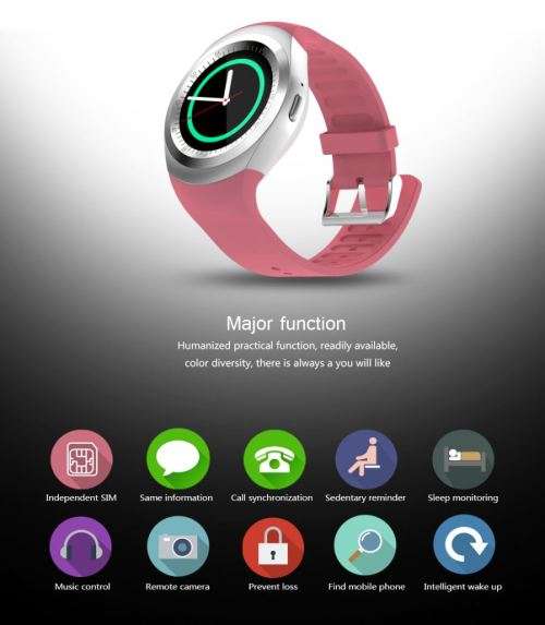 Y1 Smart Watch | Round Face