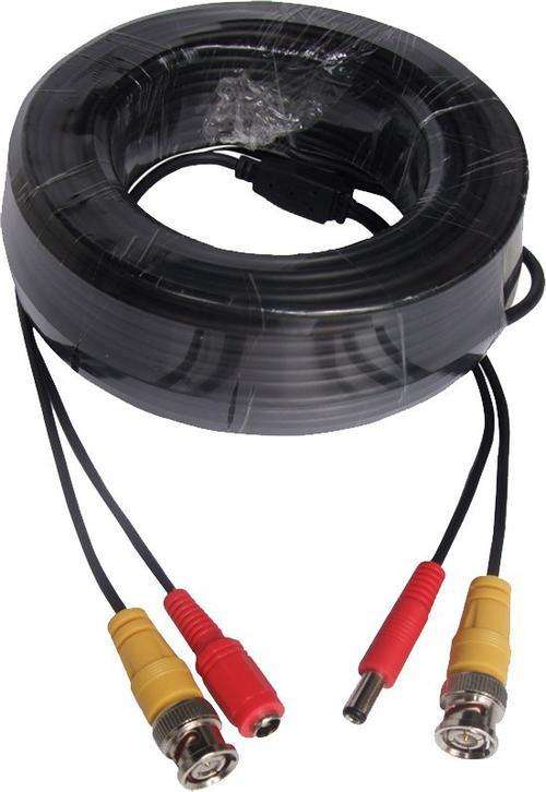 CCTV Cable 20M Ready Made BNC + DC