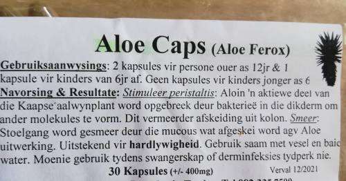 ALOE CAPS ALOE FEROX