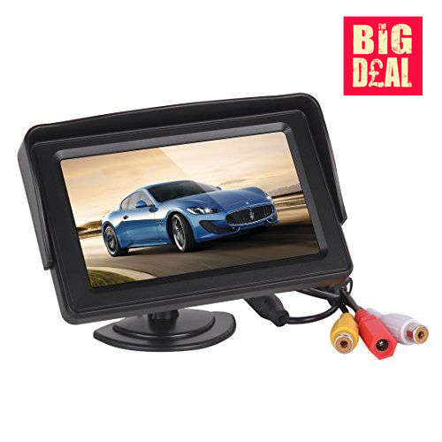4.3 Inch TFT LCD Car Reverse Rearview Color Monitor Vehicle Security