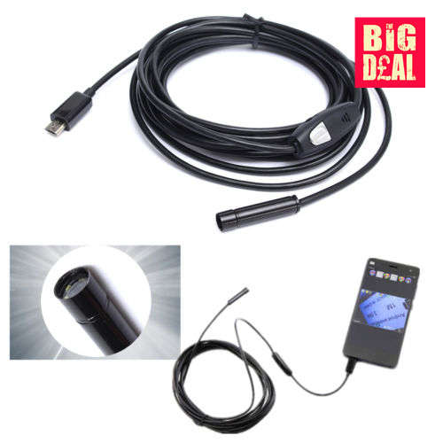 7mm Microsoft & Android dual-use Endoscope Waterproof - 1.0m