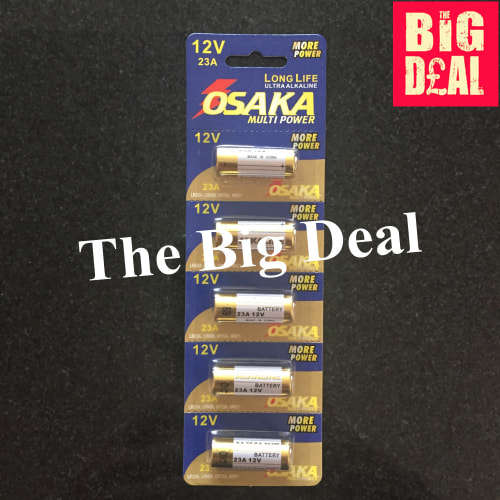 OSAKA Battery - 23A 12V - Pack of 5