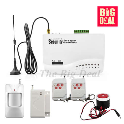 433MHz Wireless Home Security Burglar GSM Alarm System