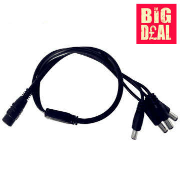 1 to 4 Power Adapter Splitter Cable for Security Camera CCTV System