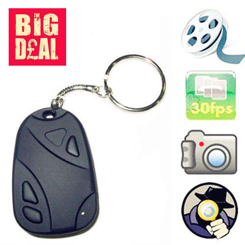Mini Spy Camera Hidden Car Key