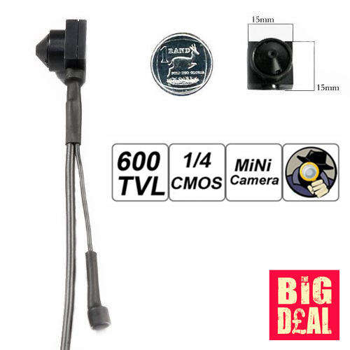 Micro Wired SPY Pinhole Camera with Microphone