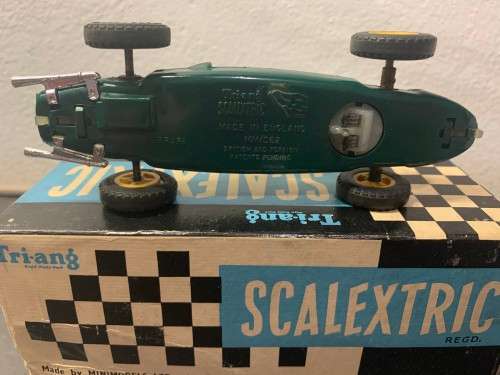 CLASSIC VINTAGE TRIANG SCALEXTRIC MM/C62 FERRARI 156 "SHARKNOSE" 1:32 SLOT CAR