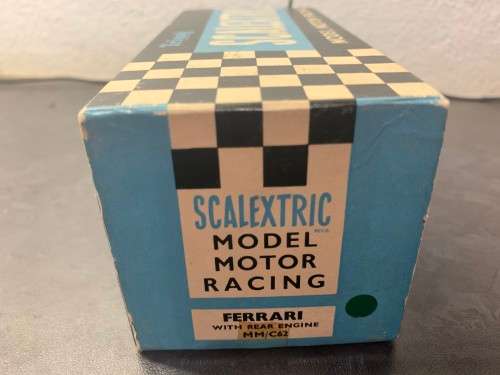 CLASSIC VINTAGE TRIANG SCALEXTRIC MM/C62 FERRARI 156 "SHARKNOSE" 1:32 SLOT CAR