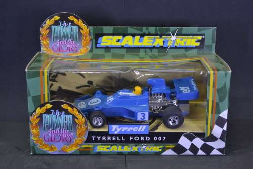 SCALEXTRIC - C093 - TYRRELL FORD 007 - MINT BOXED NEVER USED - 1:32 Scale