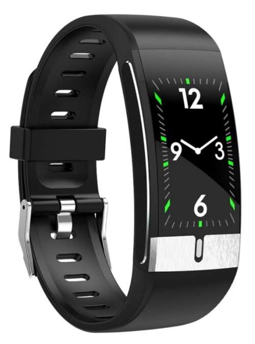 ECG, Temperature and Oxygen Saturation Level Enabled Fitness Tracker Watch