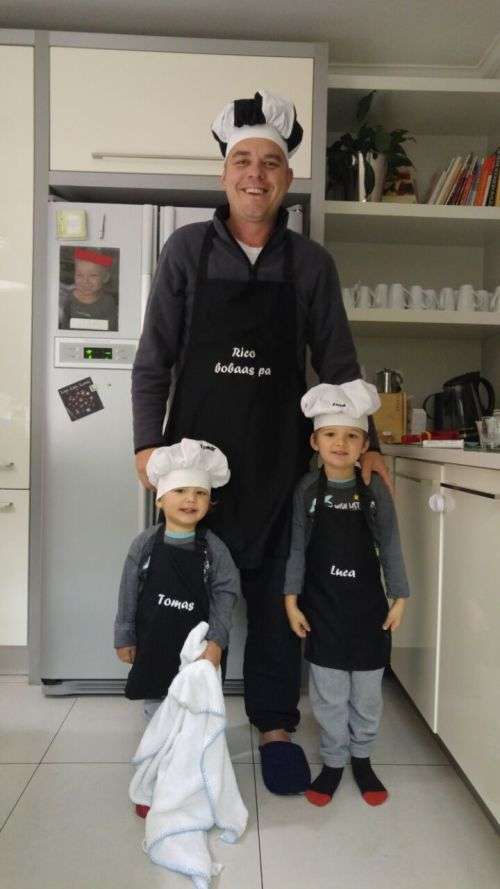 chefs set with embroidery