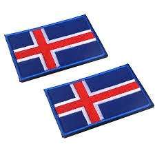 Iceland flag patch