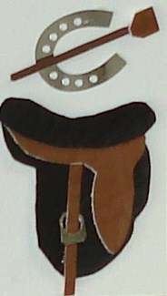 small horse riding set