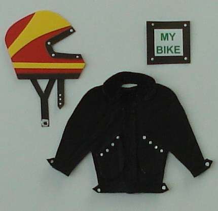 A003 Handmade motorbike set