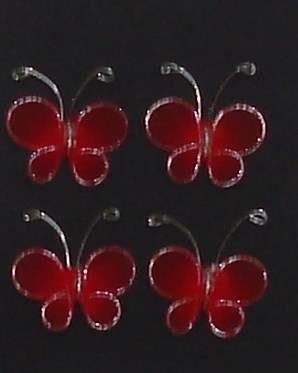 red wire butterflies
