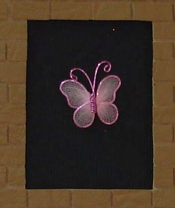 Pink wire butterfly