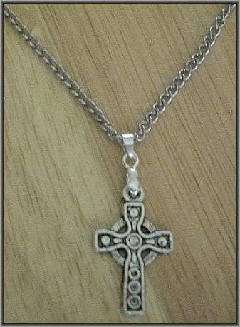 3mm Charming Celtic Cross Necklace
