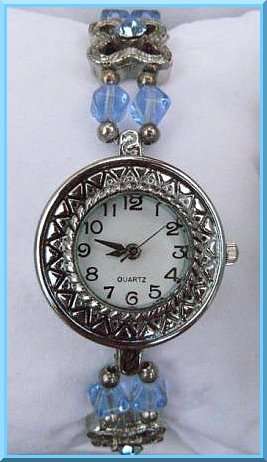 Ladies Quartz Watch with Swarovski Crystal detail on Strap