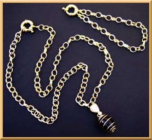 Gold Necklace and Bracelet Set