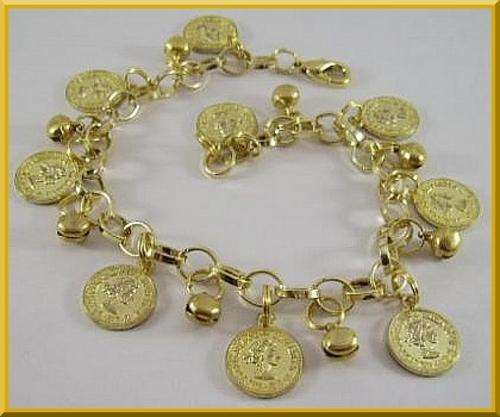Gold Plated Charm Bracelet