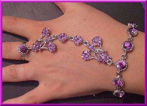 Bling Slave Bracelet (Purple)