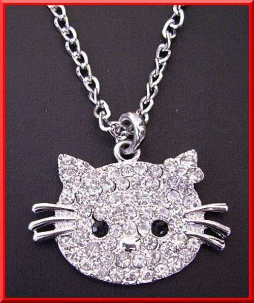 Charming Bling Hello Kitty Necklace