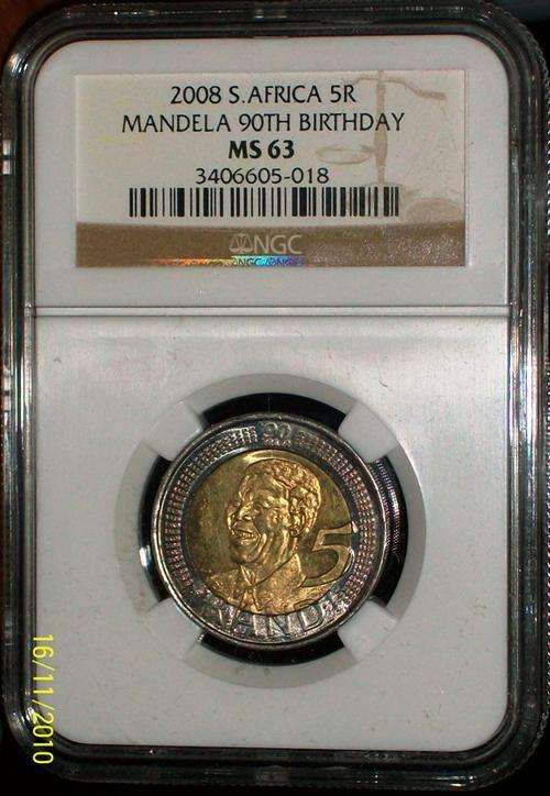 $$ MS 63 $$ YES SCARCE!!!!! 2008 90TH B.DAY R5 NGC GRADED!!###