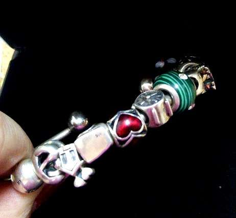 [R2800.00] 100% AUTHENTIC Nagara Charms Designer Cuff Bracelet in 925 Sterling Silver