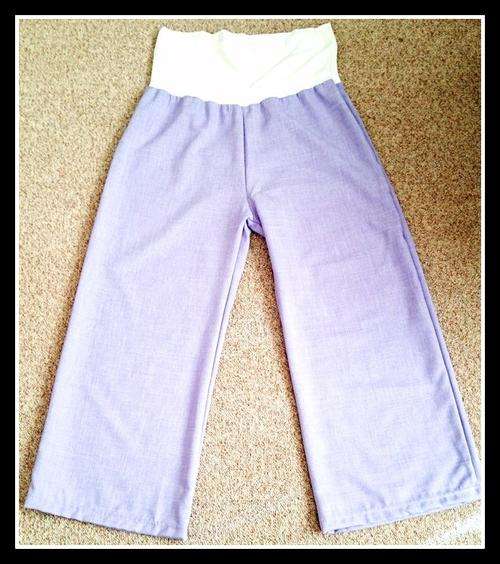 BRAND NEW!!! OUKI CLOTHING - Purple Stretch Waist Pants. Size 14/38
