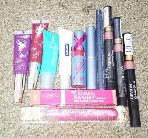 Lipstick, Creme Gloss, LipGloss, Liner - Revlon, Loreal, Charlie