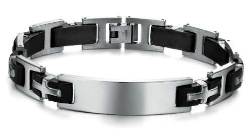 21cm Stainless Steel Mens Bracelet