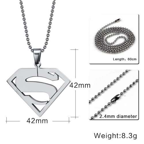 SUPERMAN Stainless Steel 316L Necklace