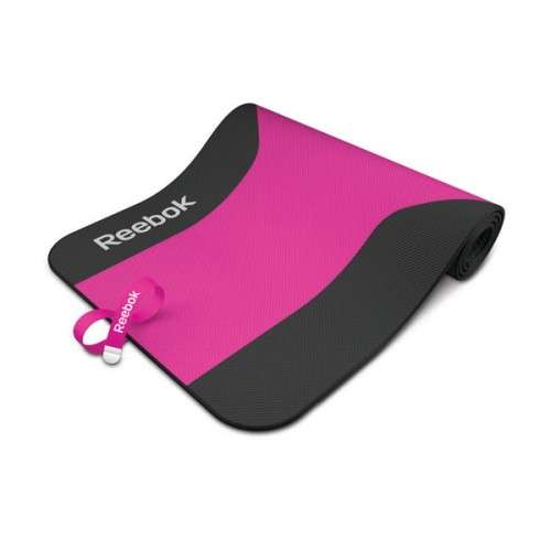 RETAIL: R400.00 - Reebok Yoga Mat - BLACK + PINK