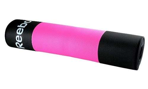 RETAIL: R400.00 - Reebok Yoga Mat - BLACK + PINK