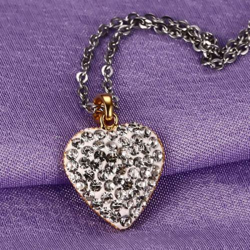 Stainless Steel Rhinestone Shambala Jewelry Set