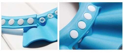 BABY TODDLER BATH SHOWER CAP FOAM LIGHT BLUE