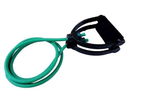 LATE START!! HOME EXERCIZE RESISTANCE TUBE INCLUDES HANDLES - 1x LIGHT