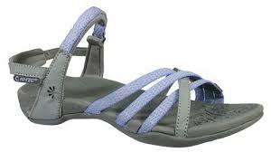 SHOE SALE! Ladies original Hi-Tec Sandals, Grey & Purple, Size 6 - Great condition!